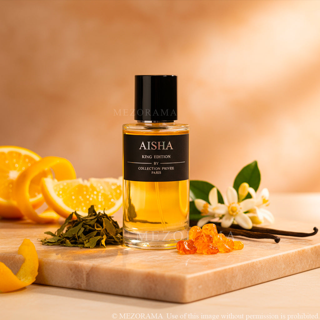 Perfume Elegante Sensual, AISHA, King Edition, Eau de Parfum Mixto, 50 ml