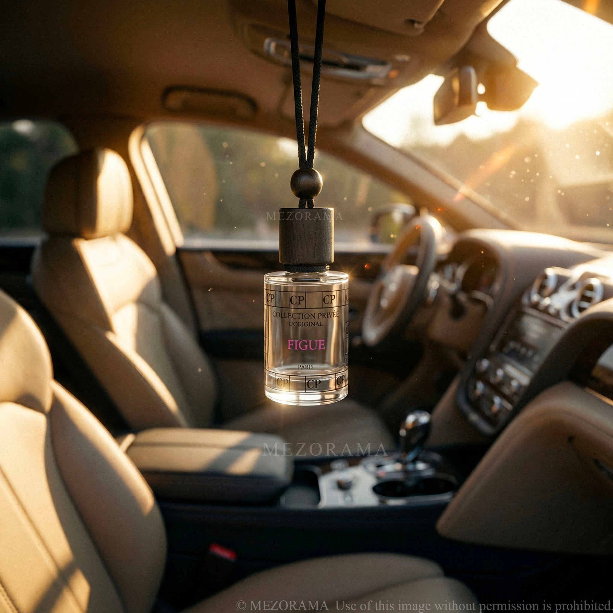 Perfume Coche, Aroma Higo, Difusor Auto Colgante, 10ml