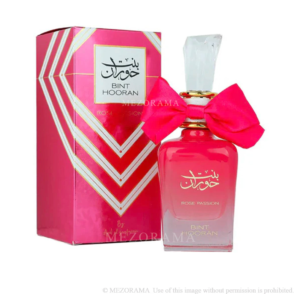Sillage Sensual, Frutal Gourmand, Bint Hooran, Rose Passion, Eau de Parfum, 100ml