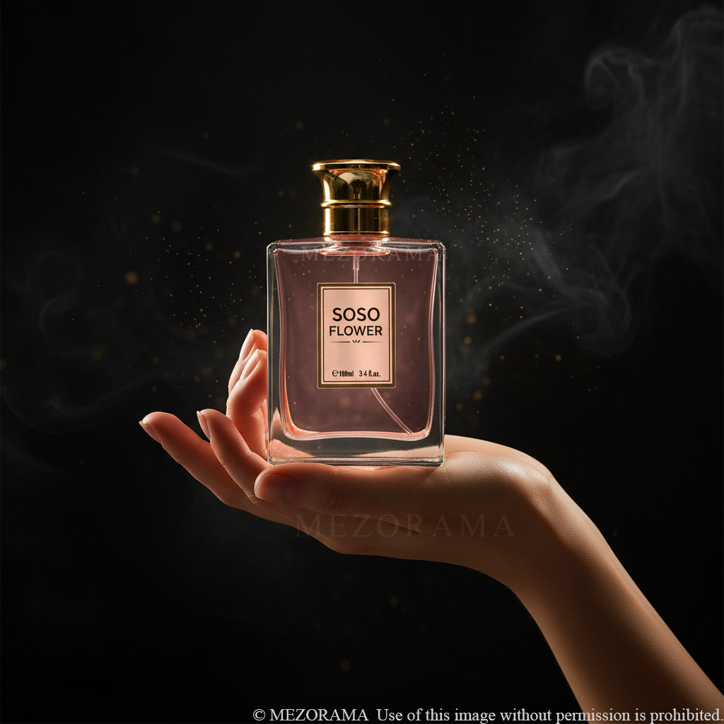 Floral Polvorienta Larga Duración, SOSO FLOWER, Eau de Parfum, 100 ml