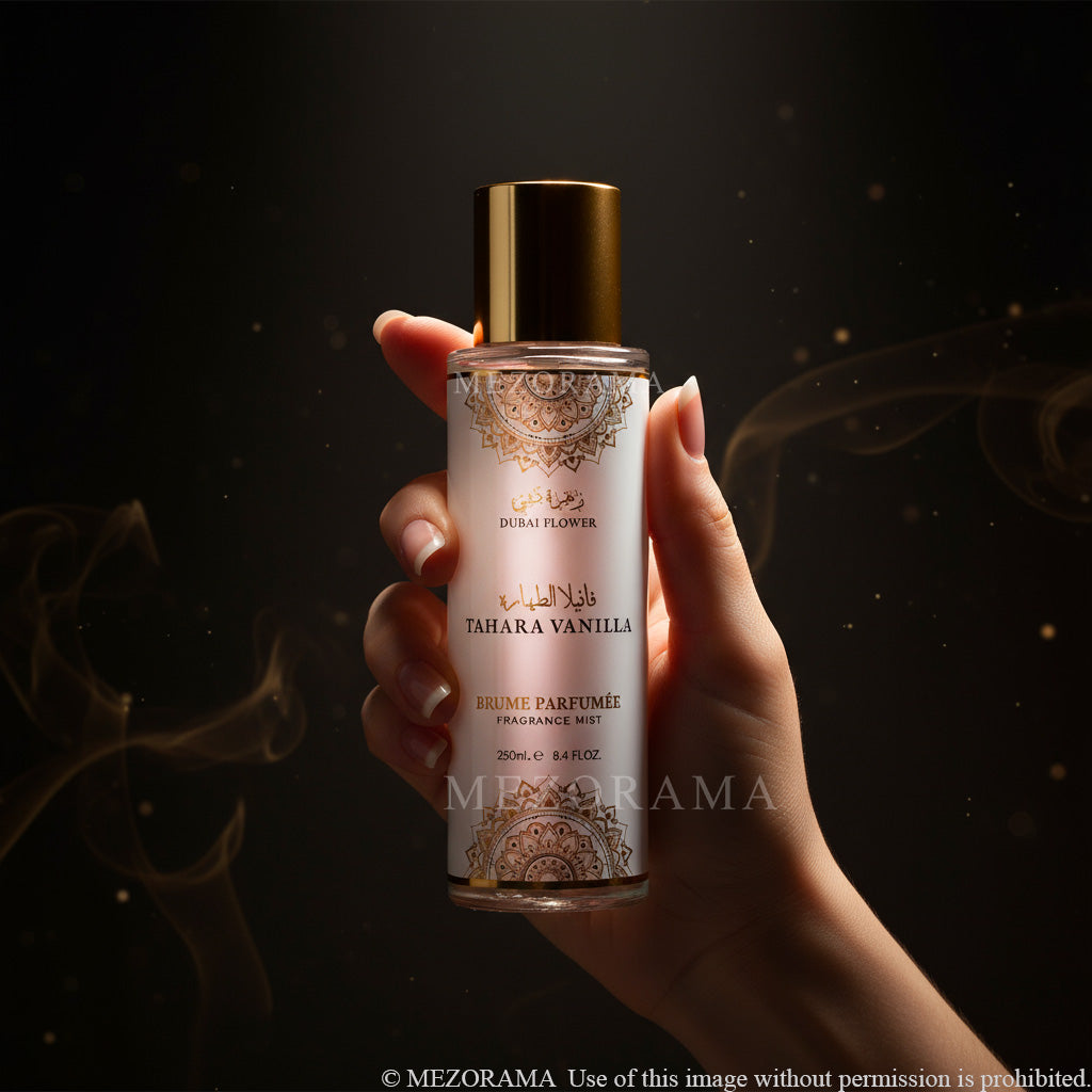 Almizcle Blanco Ropa Fresca, Tahara Vanilla, Bruma Perfumada, 250 ML