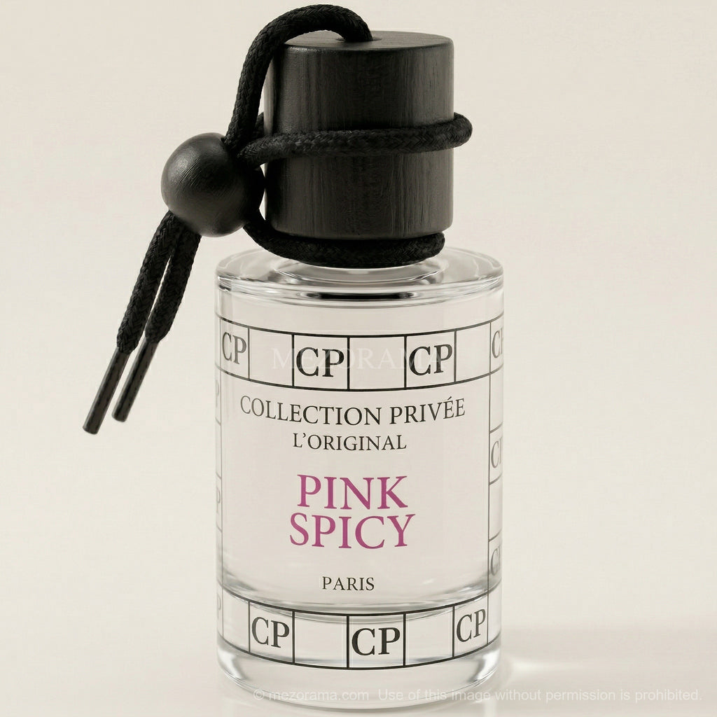 Perfume Coche, Aroma Pink Spicy, Floral Picante, Difusor Colgante