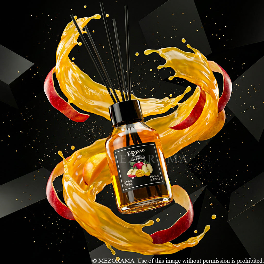 DIFUSORES Ambancia Gourmand Intensa, Diffuseur Veyes, Frambuesa & Vainilla, Perfume de Hogar Decorativo, 110ml